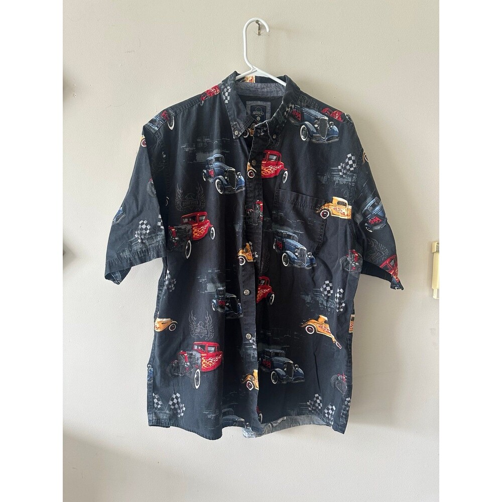 Men’s Redhead Classic car button up shirt Large